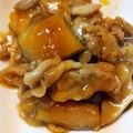 ёdey2upё's cooksnap of when they made かぼちゃの豚肉あんかけ.