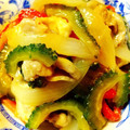 ёdey2upё's cooksnap of when they made ゴーヤと厚揚げのオイスターソース炒め♪♪.