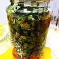 kamopi's cooksnap of when they made 大葉大量消費！大葉にんにく醤油♪.