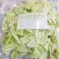 もりなみ's cooksnap of when they made キャベツの冷凍保存＆シャキシャキ解凍❀.