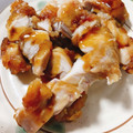 makiyuzu's cooksnap of when they made 鶏の竜田揚げ甘だれがけ.