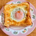 シルバニア's cooksnap of when they made 簡単！目玉焼きトースト^_^.