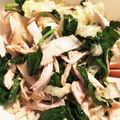 ame-ikuru's cooksnap of when they made 春キャベツとほうれん草の簡単チキンサラダ.
