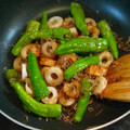 チョミ蔵's cooksnap of when they made しし唐とちくわのじゃこ炒め.