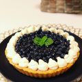 fujico♡♡♡'s cooksnap of when they made * ブルーベリーのチーズケーキタルト♪.