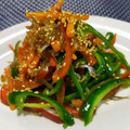 辰夫女子's cooksnap of when they made 簡単副菜☆人参とピーマンのジャコ炒め.