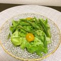 ☆こまっと☆'s cooksnap of when they made レタス＆ミニトマト＆いんげんのサラダ.