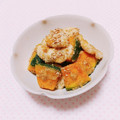 まあまま☆0403's cooksnap of when they made 蒸し鶏とかぼちゃのごま和え【作りおき】.