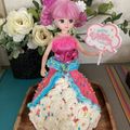 さァ子's cooksnap of when they made 簡単！可愛い！ドールケーキ♡リカちゃん♡.