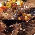 MOKUROU's cooksnap of when they made 鮪のあら・黒胡椒にんにくステーキ.