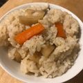 masakoky's cooksnap of when they made レンコンときのこの炊き込みご飯.