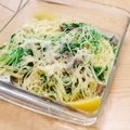 おまたんＬＡＢＯ's cooksnap of when they made サヴァ缶で♪レモンバジルパスタ.
