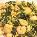 010のおさんどん's cooksnap of when they made 【お家で簡単中華】海老とニラの卵炒め.