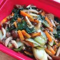 クック0VLNB5☆'s cooksnap of when they made チンゲンサイと野菜のオイスターソース炒め.