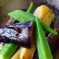 ※りりーママ※'s cooksnap of when they made ♡白だしで！なすとオクラの揚げ浸し♡.