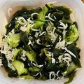 Nekozame's cooksnap of when they made ☆しらす･きゅうり･わかめの酢の物☆.