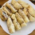 Nekozame's cooksnap of when they made 【糖質オフ】ジューシー油揚げ餃子.