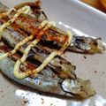 あおやがら's cooksnap of when they made ししゃも焼マヨ&ラー油&七味でヒ～ヒ～☝.