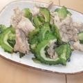 きらり流れ星's cooksnap of when they made うまっ！ゴーヤと豚バラ炒め.