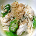 クックYBE1WN☆'s cooksnap of when they made おくらとささみの柚子胡椒あえ.