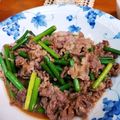 chako太郎's cooksnap of when they made ニンニクの芽と牛肉の炒め物.