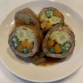 ＊＊実ィ実＊＊'s cooksnap of when they made オクラとベビーコーンの豚バラ巻き☆.