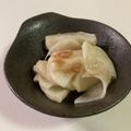papikun's cooksnap of when they made 簡単もう一品、作り置きに大根の梅漬け.