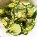 かなちん0807's cooksnap of when they made きゅうり・ピーマンの酢の物♪.