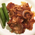 もゆずん's cooksnap of when they made 厚切り豚ロース肉の生姜焼き.