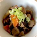 葉っぱのドイリー's cooksnap of when they made 牛アキレス腱で！牛すじ煮込み.