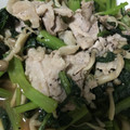 クックVR0M8G☆'s cooksnap of when they made 豚のしょうが焼き＊きのこと小松菜添え.