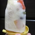 caribbeai's cooksnap of when they made 白くまアイスバー♪たっぷりフルーツ入れて.