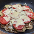 のぶゆき510's cooksnap of when they made 茄子とトマトのチーズ焼き.