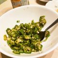かぼす１２３'s cooksnap of when they made 生オクラのおかか和え…粘り半端ない.