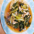 さやかなん's cooksnap of when they made 最速の小松菜と油揚げの炒めない煮.