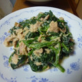 K/S's cooksnap of when they made 簡単☆ほうれん草のツナマヨ和え.