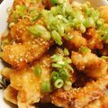 ハラクン's cooksnap of when they made むね肉でサクッと油淋鶏.