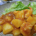 みやっちゅ's cooksnap of when they made エビと山芋のチリソース.