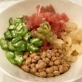 chou*'s cooksnap of when they made まぐろとオクラの海鮮ばくだん.