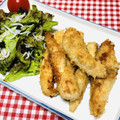 tokotann's cooksnap of when they made 簡単おつまみにも♪ささみのにんにくフライ.