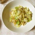 violets's cooksnap of when they made キャベツとしいたけの野菜炒め.