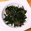 桜月❀咲良mommy's cooksnap of when they made 空芯菜の牛肉オイスター炒め.