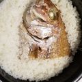 ち（＊´・ω・｀）ろ's cooksnap of when they made 絶品＊残った鯛の塩焼きで鯛めし.