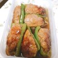えみ_____'s cooksnap of when they made 甘辛てりやきピーマンの肉詰め☆.