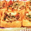 たこぱっちょ's cooksnap of when they made サクッと香ばしい♡油揚げのネギしらすピザ.