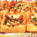 たこぱっちょ's cooksnap of when they made サクッと香ばしい♡油揚げのネギしらすピザ.