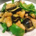 クリちゃん0309's cooksnap of when they made 鶏肉と茄子とピーマンの味噌炒め.