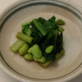 ぷちゃごん's cooksnap of when they made 小松菜と枝豆のおひたし♪簡単.