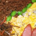 yukky☆mama's cooksnap of when they made そぼろ弁当＆そぼろ丼★玉子＆鶏そぼろ！.