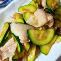 ＊キーツニャン＊'s cooksnap of when they made ズッキーニと豚肉のオイスターソース炒め.